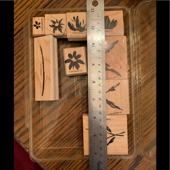 Watercolor Garden II rubber stamp set - Picture 4 of 4